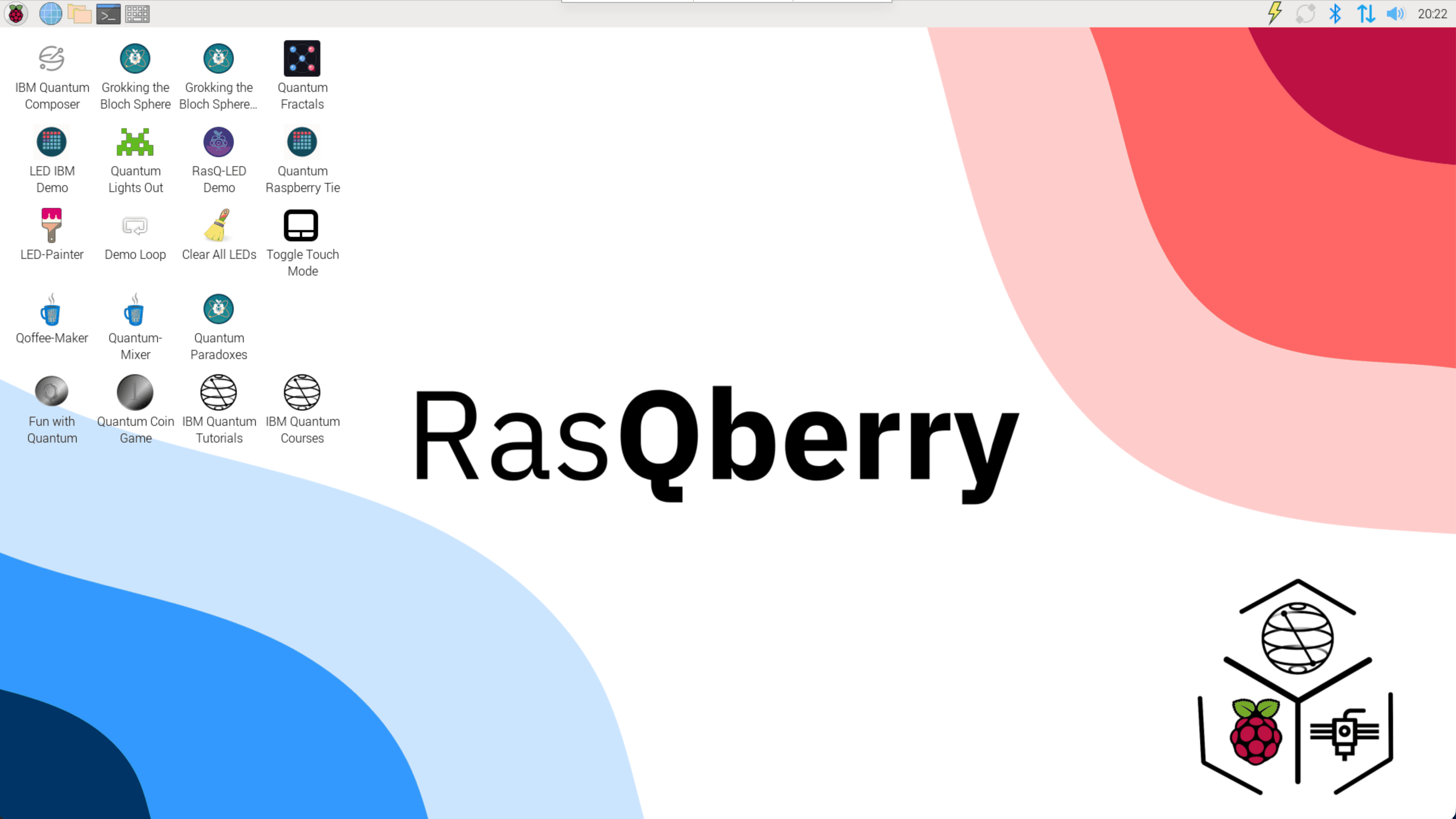 RasQberry Demo Screenshots
